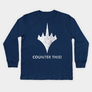 Counter This! | MTG Planeswalker Logo F U Kids Long Sleeve T-Shirt